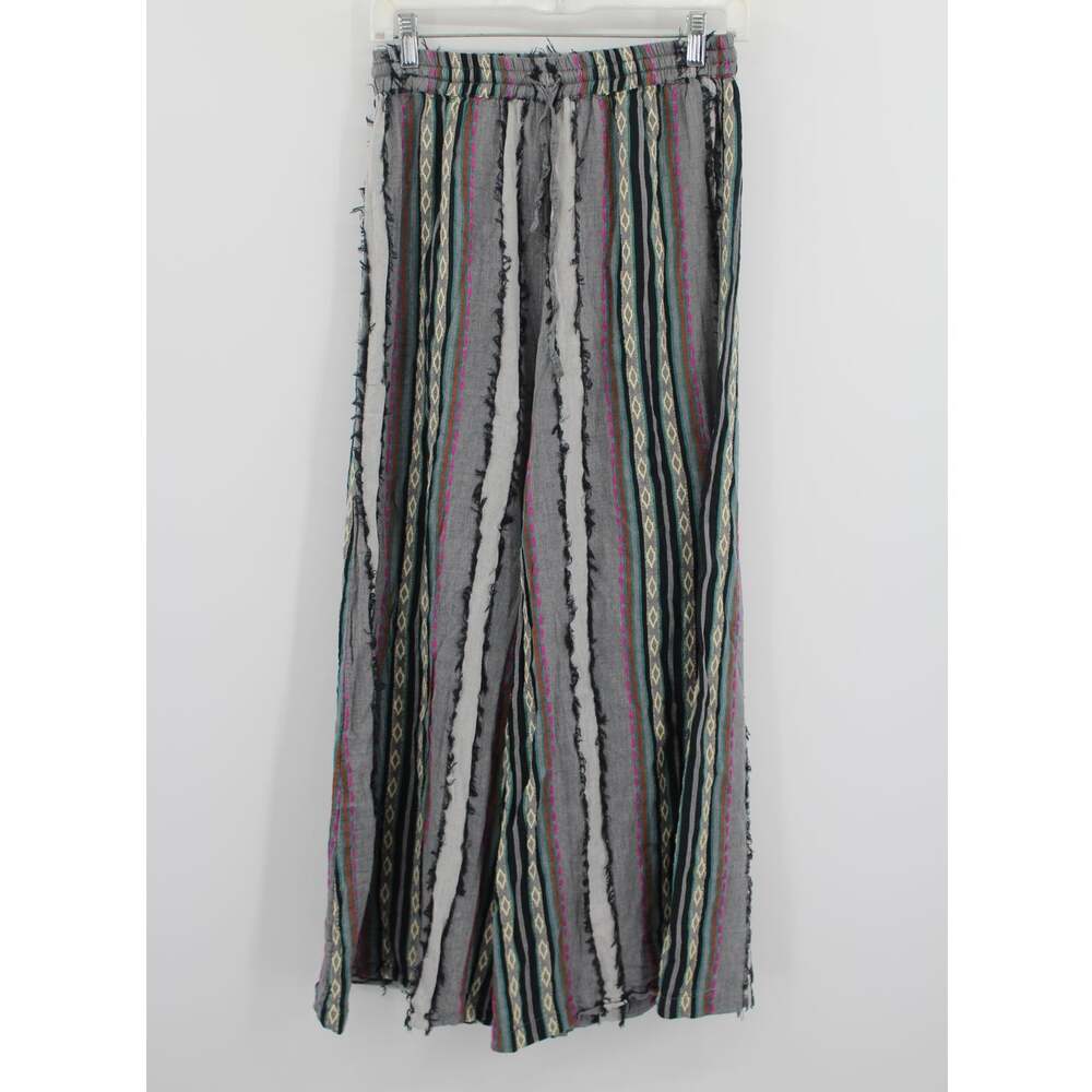 Natural Life Go With The Flow Palazzo Pants in a boho striped size small